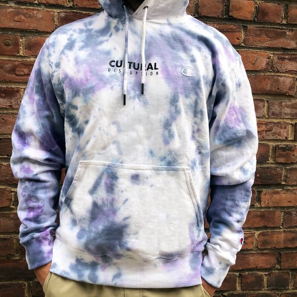 Tie Dye Cultural Disruption - Champion Sweatshirt - Picture 1 of 2